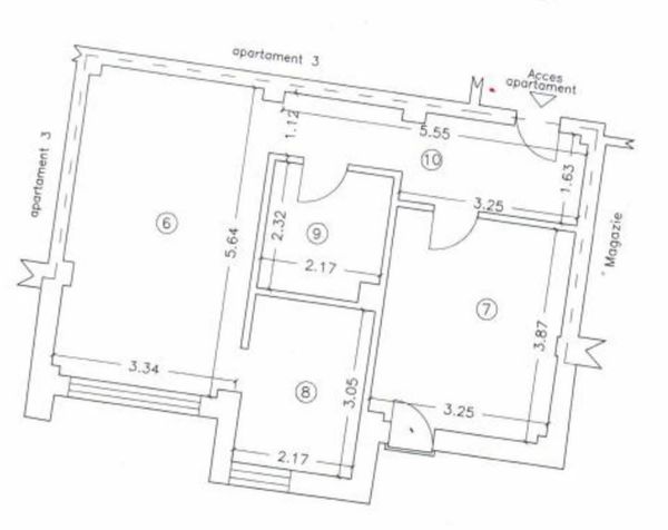 Ap. 2 camere • Mamaia-Sat