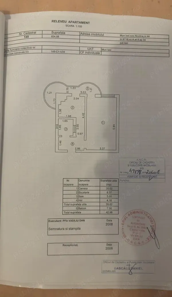 Ap. 1 cameră • Iași