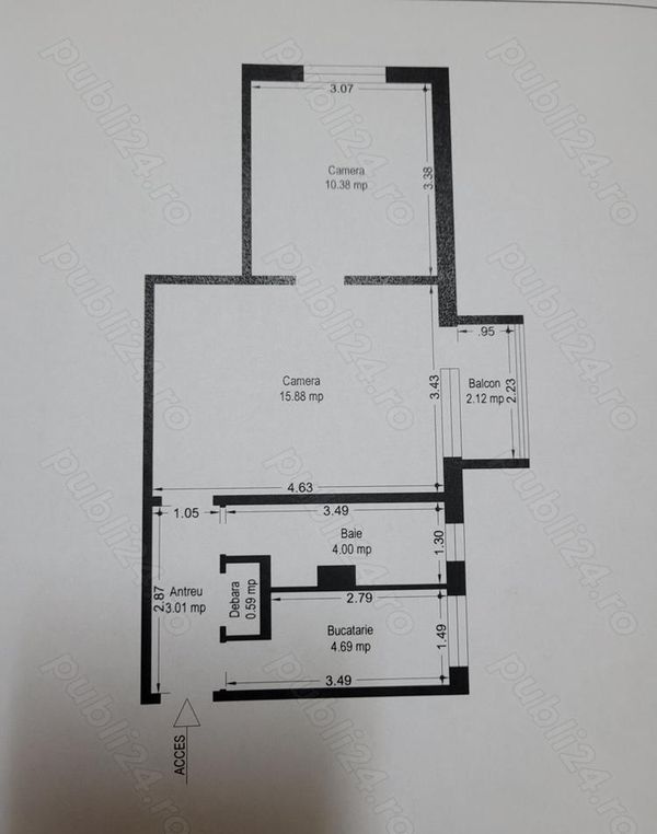 Ap. 2 camere • Timișoara